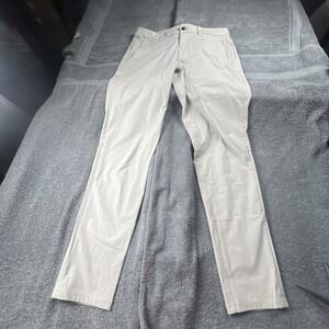 Lululemon ABC Pants Mens 32x30 Gray Classic Fit Trouser Warpstreme  RN 106259